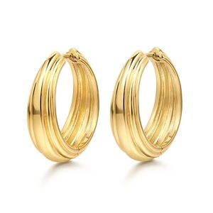 Luv Aj Cleo Hoops - Gold
